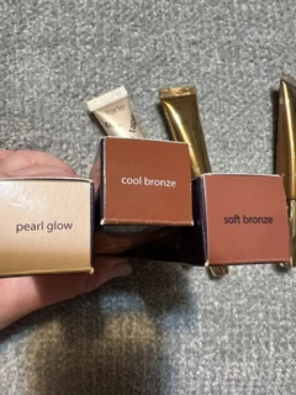 NWT Tarte Sculpt Tape Contour in Soft Bronze & Cool Bronze & Glow Tape Highlight